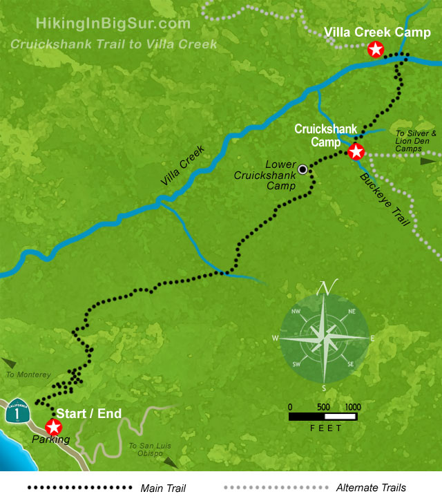 Cruickshank Trail Map