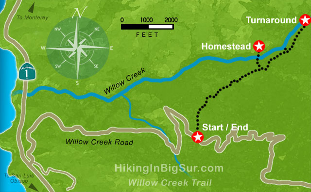 Willow Creek Trail Map
