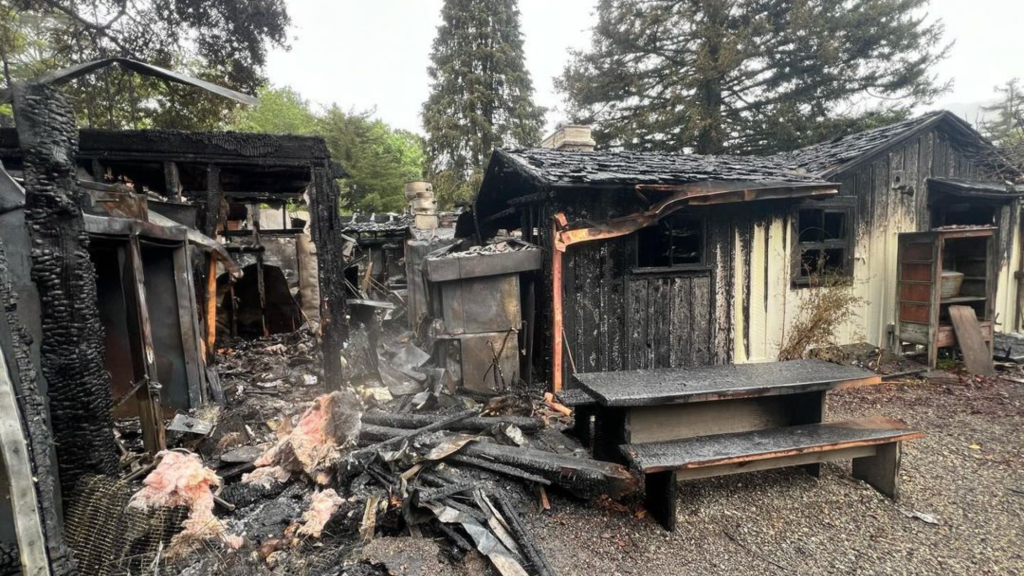 Big Sur Bakery after fire