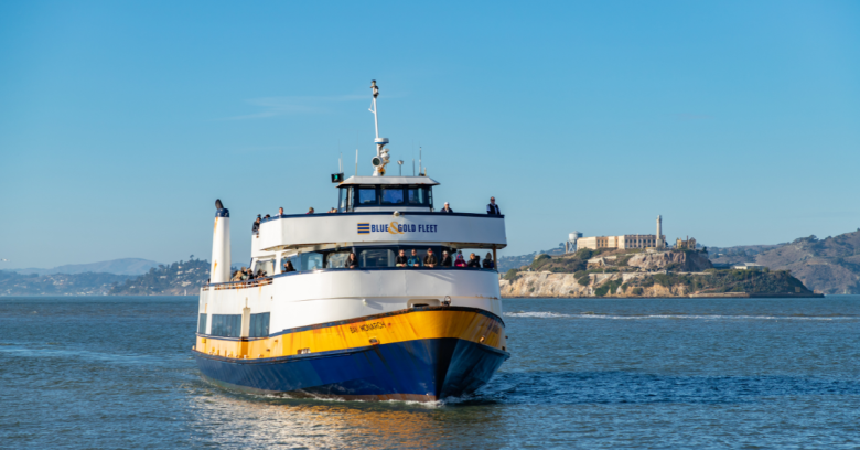 San Francisco boat tours blue and gold