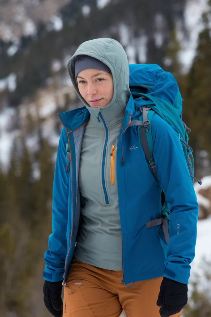 base layers for winter hiking outfits