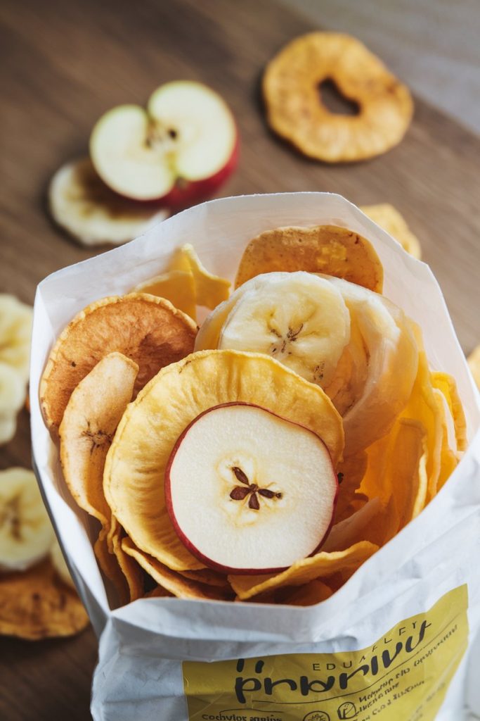 dehydrated fruit chips - best hiking snacks