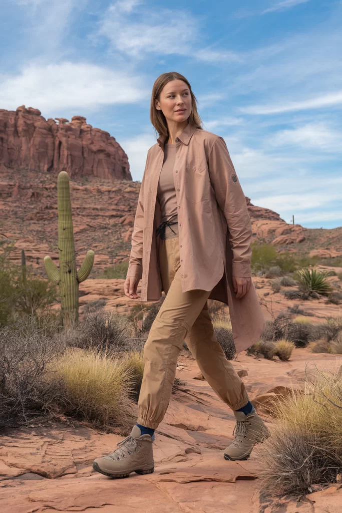 dessert hiking outfits summer