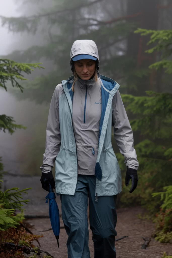 fall hiking outfits for women rain