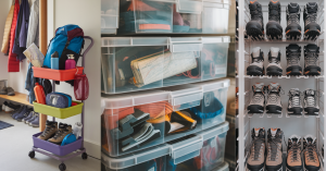 hiking gear storage ideas