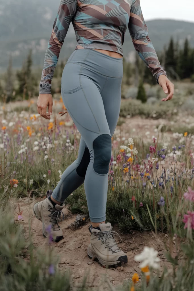 leggins spring hiking outfit idea