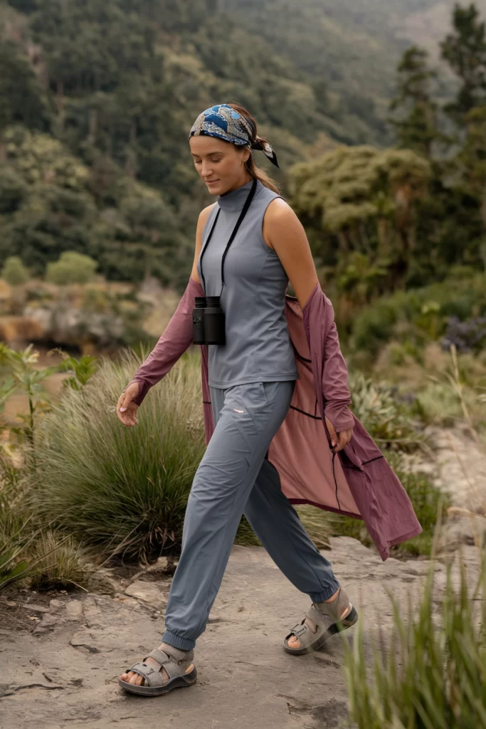 wildflower spring hiking outfit