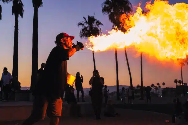 This Insane California Beach Is Where CIRCUS MEETS PARADISE (Fire-Breathers Included!)