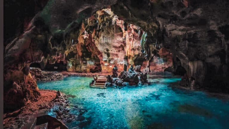 This Isn’t Photoshop: The Island Cave Where Natural Skylights Create Surreal Waters
