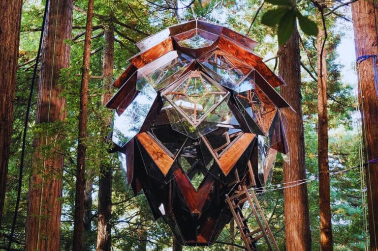 The Treehouse Hotel Where You Sleep 40 Feet Above Ground (No Elevators)