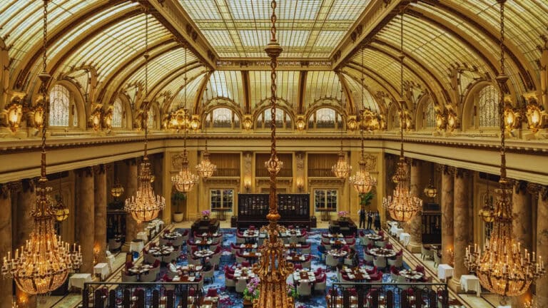This Palace Hotel Dining Room Has More Gold Than Most Jewelry Stores
