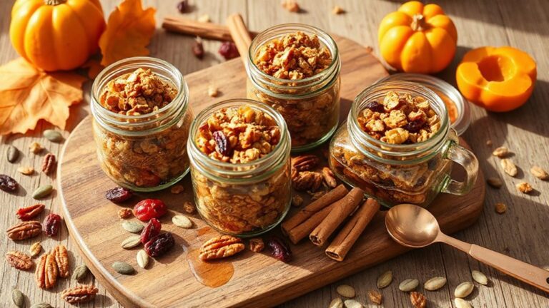autumn inspired granola recipes