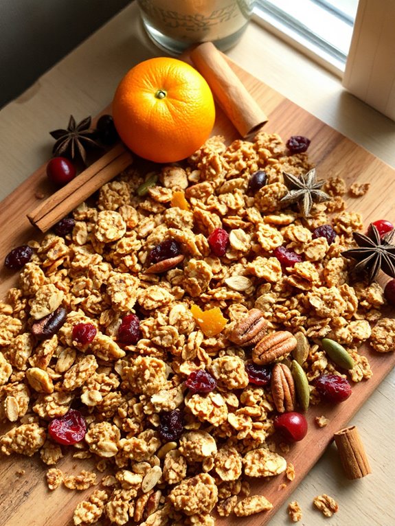 cranberry orange granola delight