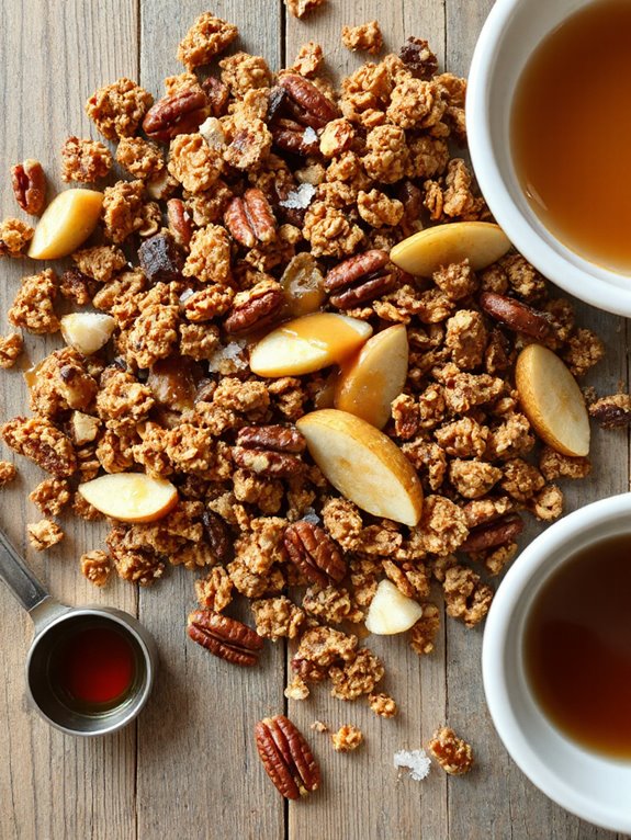 sweet crunchy camping breakfast