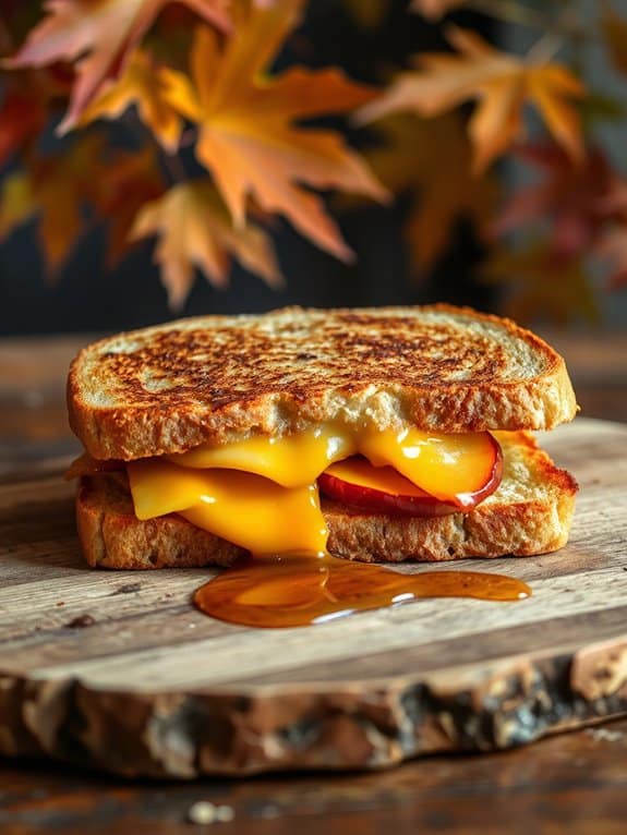 apple cheddar grilled cheese