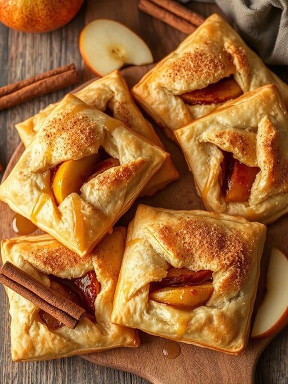 apple cinnamon puff pastries