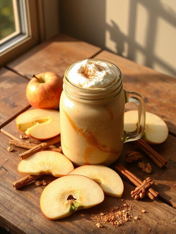apple pie in smoothie