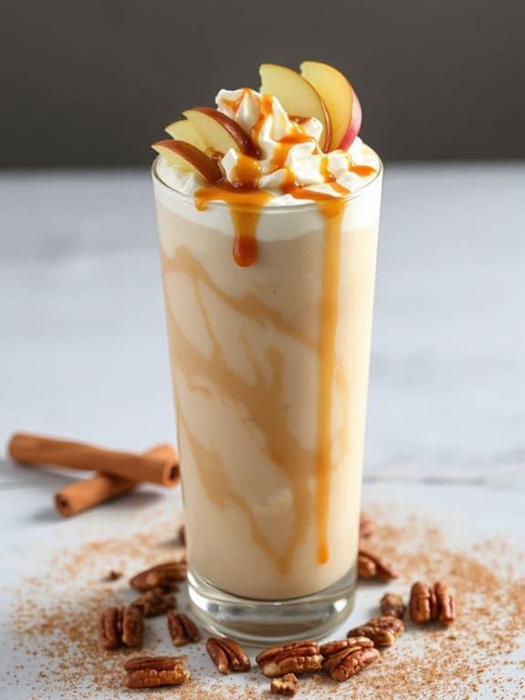 autumn caramel protein shake