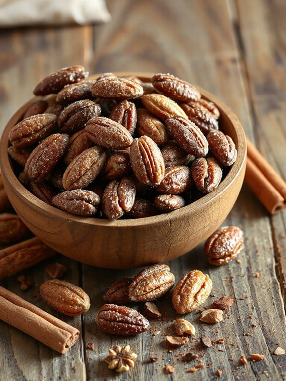 autumn inspired cinnamon sugar nuts