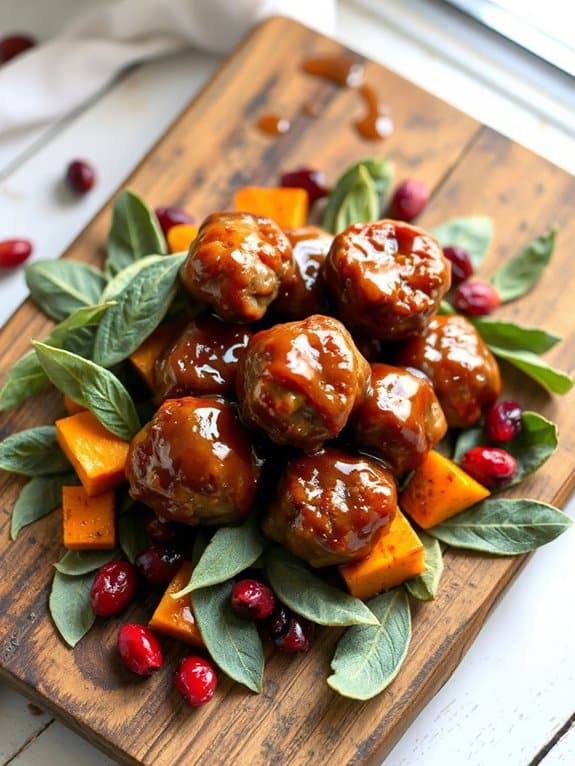 autumn inspired meatball delight