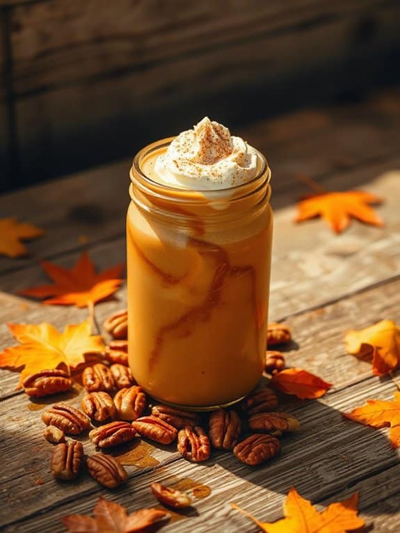 autumn inspired protein shakes
