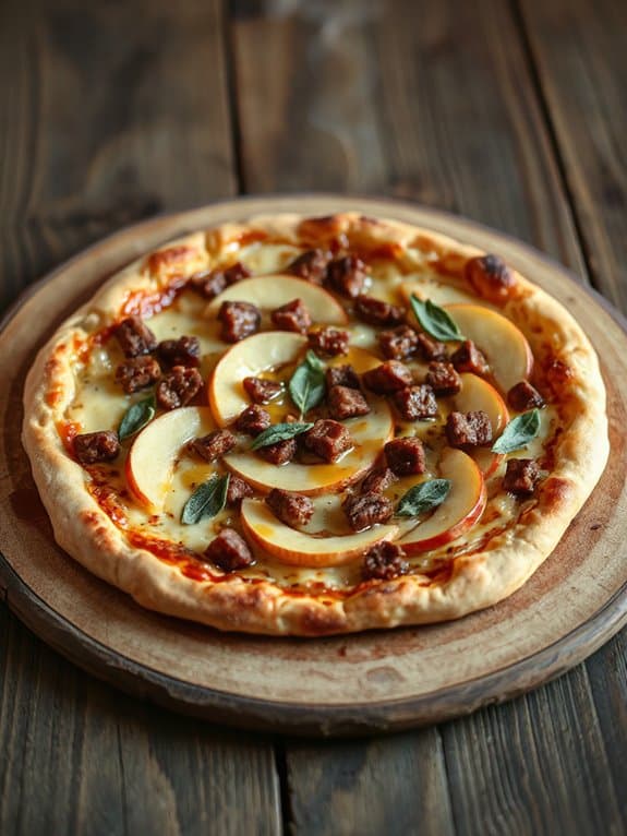 autumn inspired savory pizza