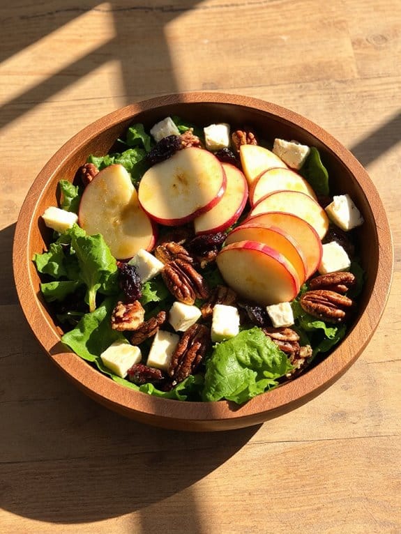 autumn salad with crunch