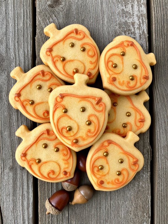 autumnal acorn cookie delights