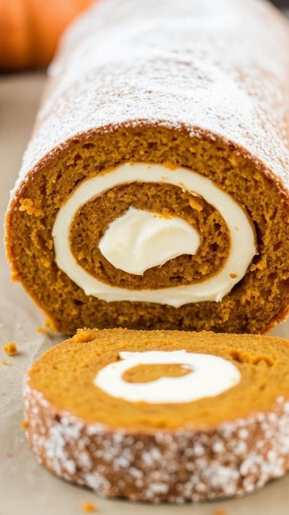 bake pumpkin roll batter