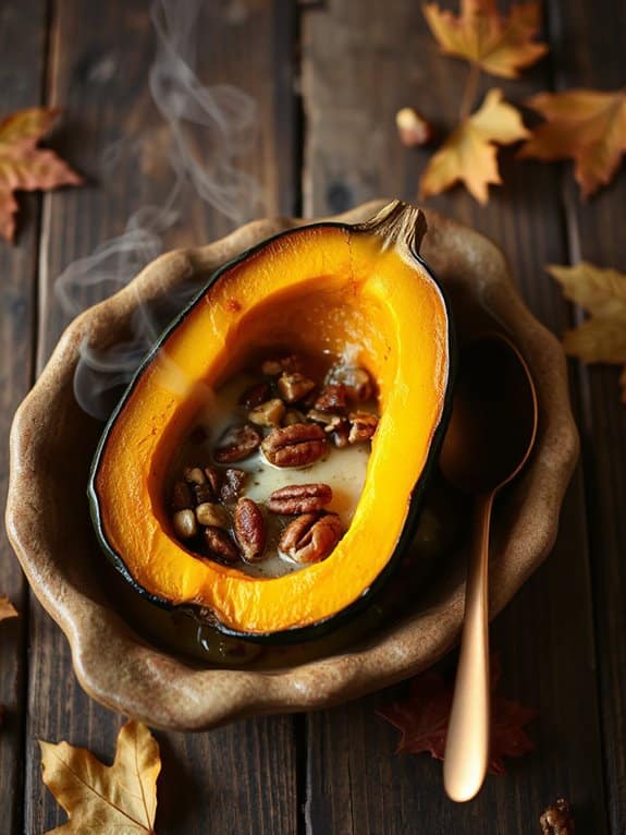 baked acorn squash delight