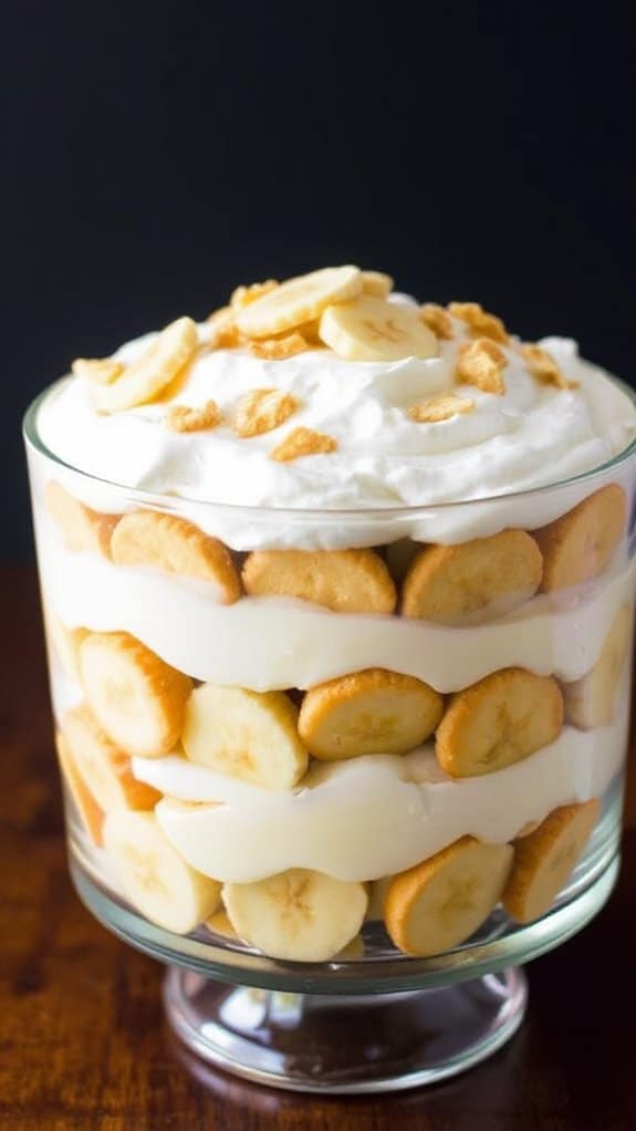 banana pudding trifle preparation
