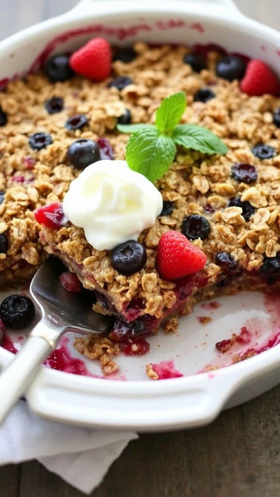 berry baked oatmeal storage tips