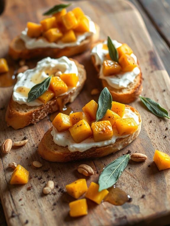 butternut squash crostini delight