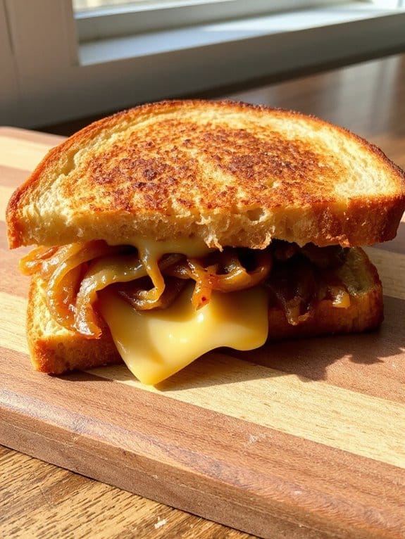 caramelized onion gruyere delight