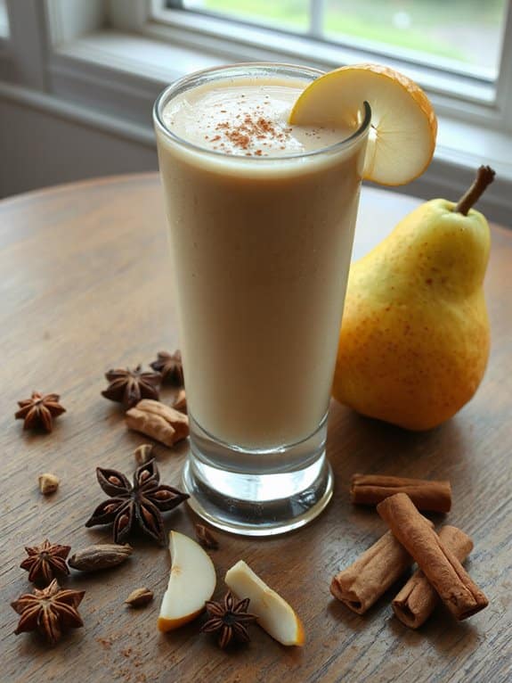 chai pear protein smoothie delight