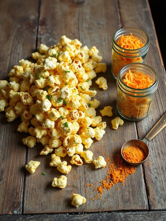 cheddar chive popcorn delight
