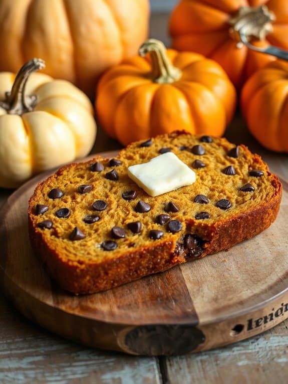 chocolatey pumpkin bread delight