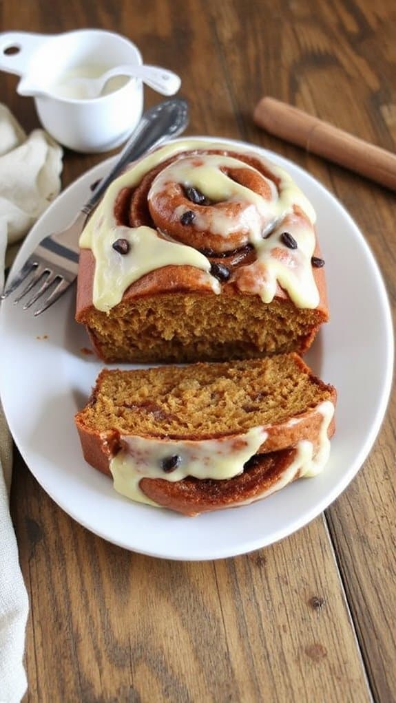 cinnamon roll pumpkin bread ingredients
