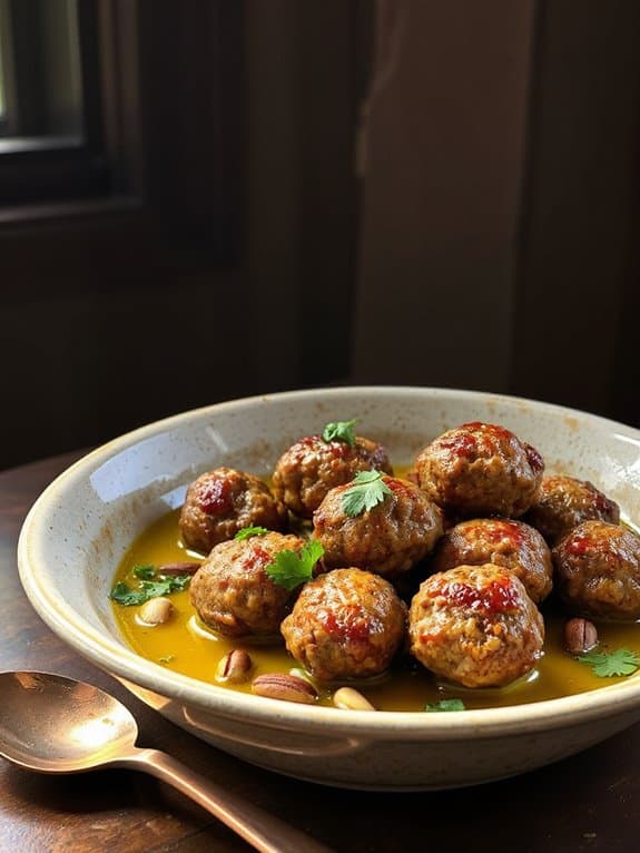 cinnamon spiced lamb meatballs recipe
