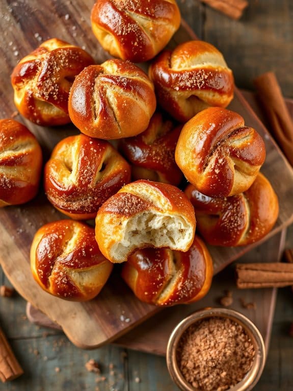 cinnamon sugar pretzel bliss