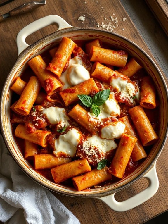 comforting cheesy pasta dish
