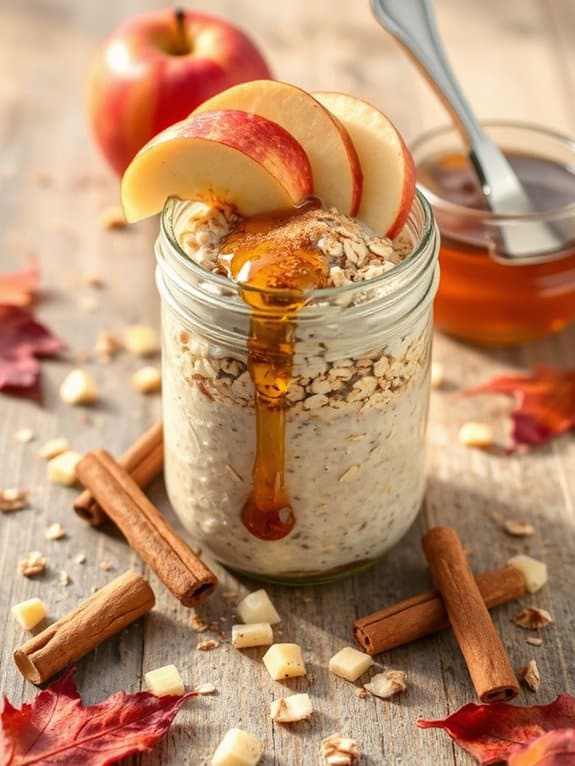 cozy apple cinnamon oats