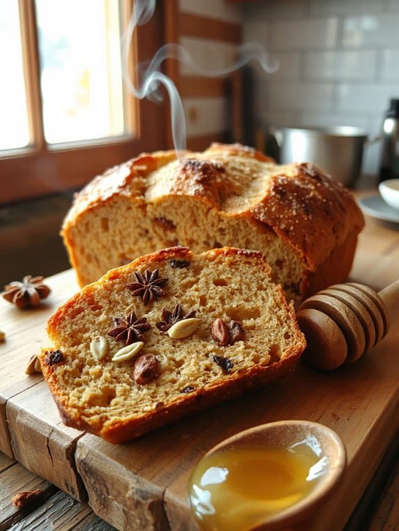 cozy autumn chai bread