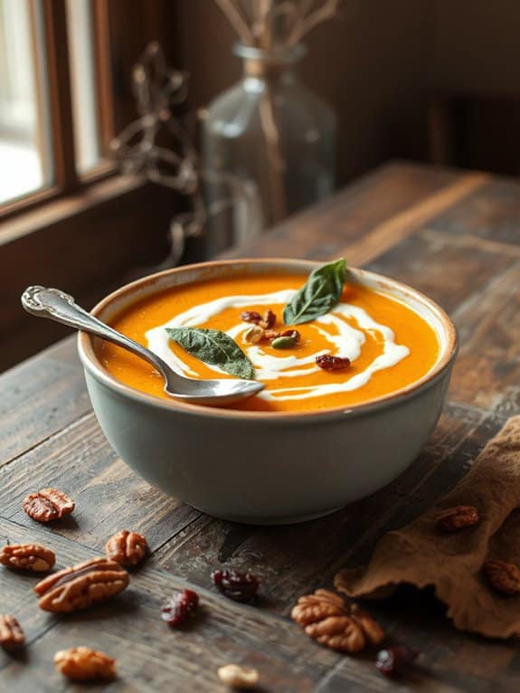 cozy fall sweet potato soup