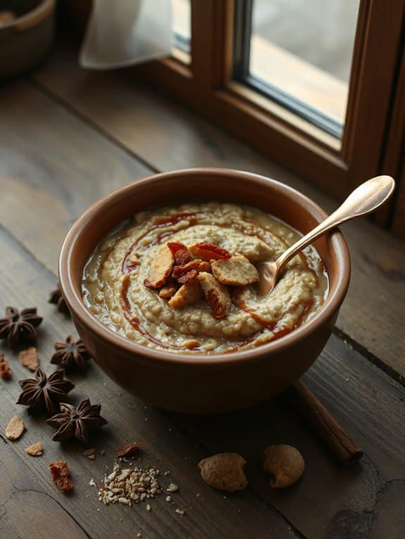 cozy gingerbread oatmeal goodness
