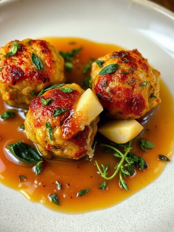 cozy herb infused meatballs recipe