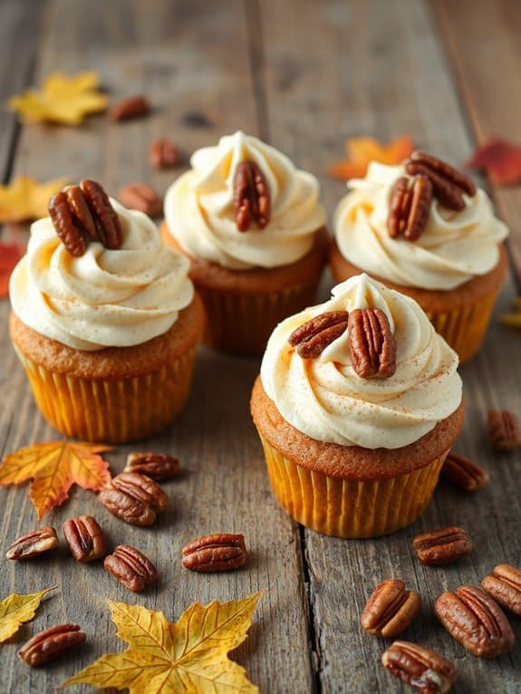 cozy nutty cupcake delight