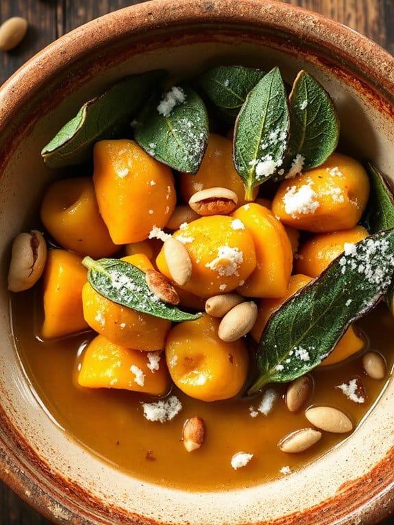 cozy pumpkin sage gnocchi