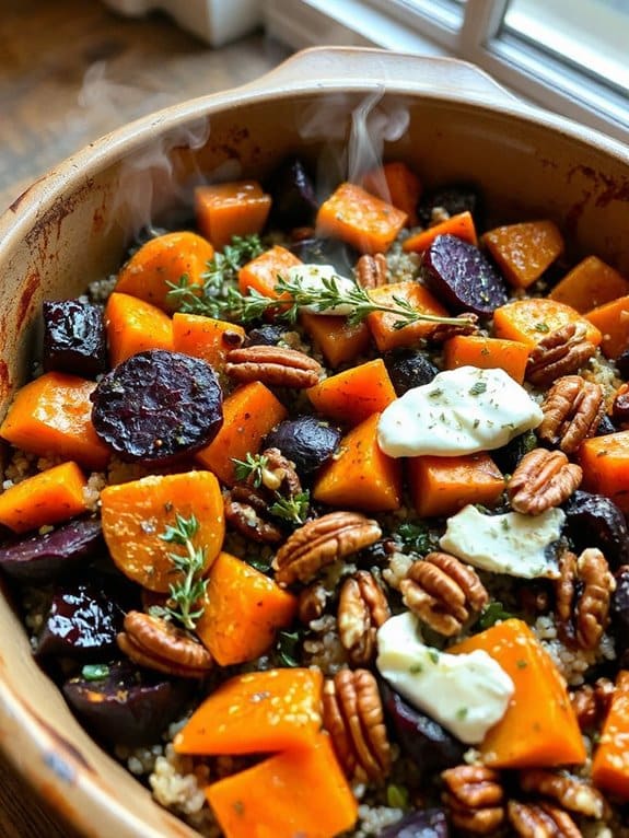 cozy roasted vegetable casserole