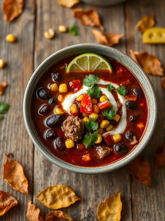 cozy southwest beef soup